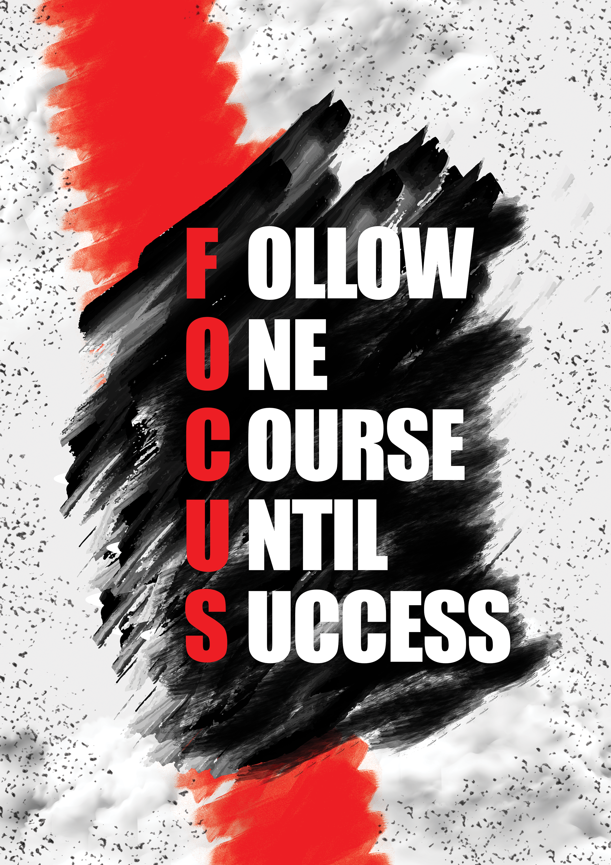 Focus metal poster artwork